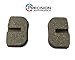 Premium Front Rear Disc Caliper Brake Pads (Set of 2) - Heavy Duty Replacement Brake Shoes (6mm) - Compatible with Baja, Motovox Mini Bikes, Chinese Gas Scooters, Pocket Bikes, 97cc 2.8hp DB30