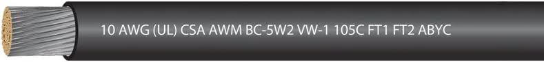 EWCS 10 AWG (UL) Marine Grade Primary Tinned Copper Wire 600 Volts - Red - 100 Feet - Made in USA : Sports & Outdoors