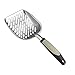 Moptrek dyWoof Durable Stainless Steel Grip Sifter with Deep Shovel Heavy Garden Sculpture Outdoor Decoration