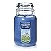 Yankee Candle Blue Summer Sky Scented, Classic 22oz Large Jar Single Wick Candle, Over 110 Hours of Burn Time