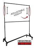 Industrial Strength Z Rack with Add-On Hangrail and Built-in Height Extensions