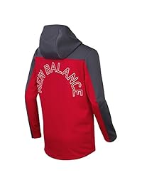 New Balance Athletic - Chaqueta con capucha y cremallera completa para niño