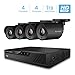 Amcrest 4CH Security Camera System Full 1080P HD-CVI Video DVR with 4X 1920TVL 2MP 1080P Indoor Outdoor Weatherproof IP67 Cameras, 1TB Hard Drive, 98ft Night Vision, for Home Business (AMDV20M4-4B-B)