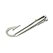 MeShow Men's Fishing Hook Tie Bar,Silver Tie Clip Bar with Gift Box