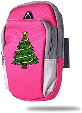 BakeOnion Christmas Tree Armband Arm Bag Package For Sports Running For Iphone Samsung Galaxy Key Money