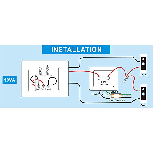 Doorbell Transformer 16V 10VA Hardwired Door Chime Transformer Pricepulse