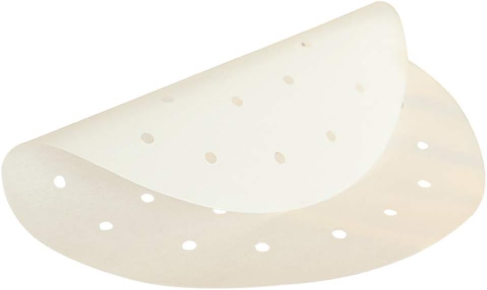 Frjjthchy 500 PCS Perforated Parchment Non-stick Perfect for Cooking Baking Steamer Paper Liners Round (6 In)