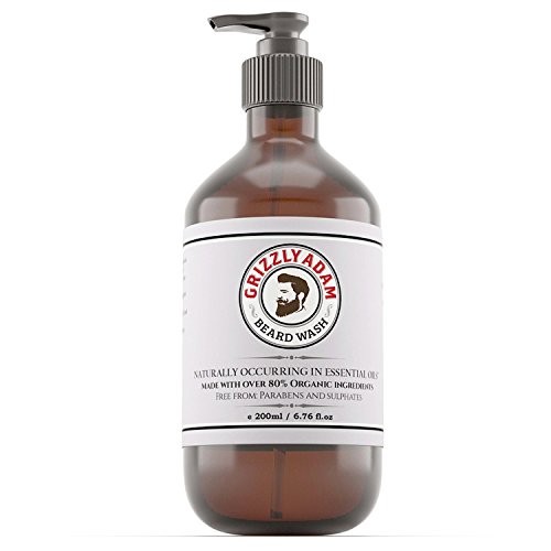 Grizzly adam beard wash - a gentle beard shampoo large 200ml - co…