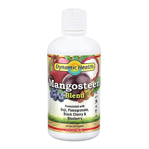 Dynamic Health Mangosteen Blend | With Pomegranate, Black Cherry & more | vegetarian, Gluten-free | 32oz, 32 Serv