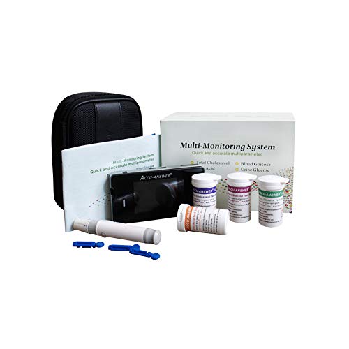 DZWJ Analyzer Blood Glucose Meter Cholesterol Meter Uric Acid TES Test Paper Hemoglobin Meter Cholesterol Meter for Diabetes Monitoring - Thumbnail 4