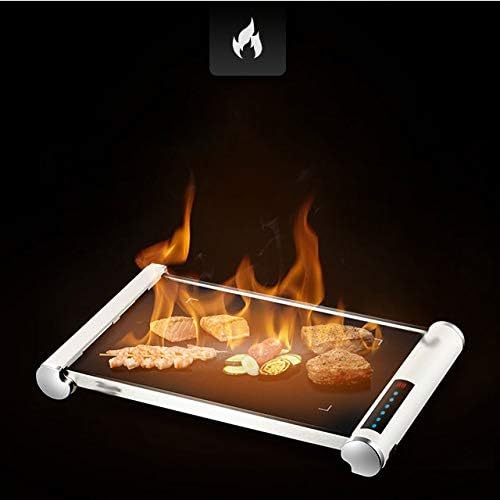 review UXZDX CUJUX Large Home Nonstick Electric Grills Removable Baking Tray Teppanyaki Easy Clean Fried