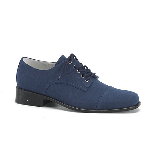 Men's Blue Faux Suede Shoes Elvis Costume Accessory Size: X-Large