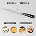 Boxtree Bread Knife Japanese High Carbon Alloy Steel, Cook Bread Knife 8 Inch Serrated, Sharp Kitchen Knife with Pakkawood Handle