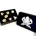 Darksilver Forge Cthulhu's Gold Metal D&D Dice Set for Tabletop Roleplaying Games, DND, Pathfinder RPG