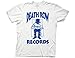 Ripple Junction Death Row Records Adult Unisex Blue Logo Light Weight 100% Cotton Crew T-Shirt