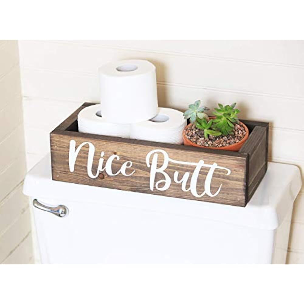Nice Butt Bathroom Decor Box Toilet Paper Holder
