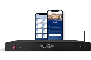 Juke+ | 6 Zone Audio Amplifier | 100 Watts per Channel | Multi-Room Audio System | Airplay 2, Spotify Connect, Built-in Strea