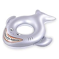 Inflatable Shark Float 50 Inches Pool Float for Adults and Kids Giant Megalodon Pool Toy or Beach Toy