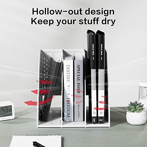 Deli Collapsible Magazine File Holder, Desk Organizer Document Folder