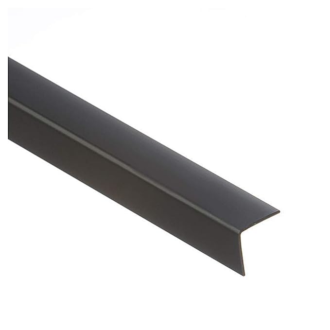 Black Plastic PVC Corner 90 Degree Angle Trim Wall Edge Protector 2.5
