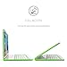 Snugg iPad Pro 12.9 2017/2015 Keyboard, Wireless Bluetooth Keyboard Case Cover 360° Degree Rotatable Keyboard for Apple iPad Pro 12.9 2017/2015 - Green