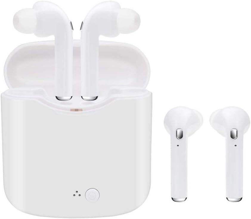 Wireless Earbuds Bluetooth Headphones Bluetooth Headset in-Ear Earphones Stereo in-Ear Microphone Built-in Headphones for Apple Airpods Android/iPhone