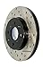 StopTech 127.42080L Sport Drilled/Slotted Brake Rotor (Front Left), 1 Pack