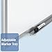 Quartet Whiteboard, Dry Erase Board, Magnetic, 8' x 4', Nano-Clean Surface Resists Ink Stains, Accessory Tray and 1 Dry Erase Marker, Silver Aluminum Frame (SM538)