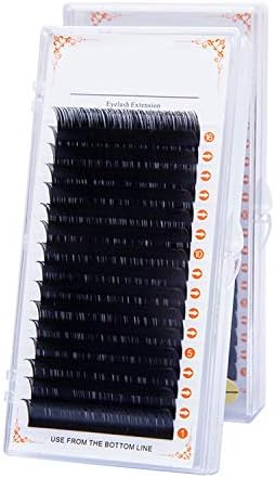 16Rows thickness 0.03 to 0.20 Faux mink eyelashes individual eyelash lashes soft extension False eyelash,D,0.03mm,16mm
