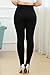 American Trends Womens Fleece Lined Thermal Leggings Winter Warm Thick Stirrupped Pants, Regular and Plus Size Navy L