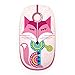 Jelly Comb 2.4G Slim Wireless Mouse with Nano Receiver, Less Noise, Portable Mobile Optical Mice for Notebook, PC, Laptop, Computer, MS001 (Fox)