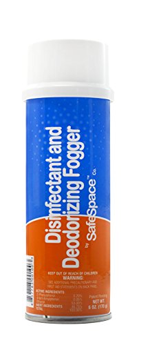 SafeSpace Disinfectant & Deodorizing Germ Fogger - Case of 12 Cans (Clean Scent)