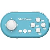 ShanWan Keychain Mini Bluetooth Controller - 6-Axis Gyro for Switch/PC/PS 4/Android/iOS (Bluetooth)