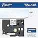 Brother Genuine P-Touch TZE-145 Tape, 3/4" (0.7") Standard Laminated P-Touch Tape, White on Clear, Laminated for Indoor or Outdoor Use, Water-Resistant, 26.2 ft (8 m), Single-Pack primary
