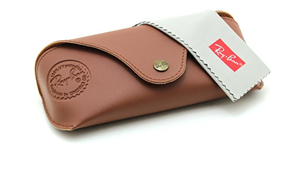 ray ban case leather