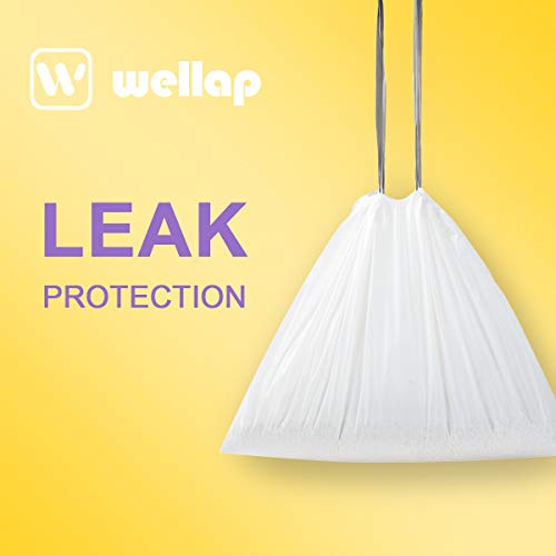 wellap Cat Litter Box Liners 40 Count L Extra Durable (34.5" x 19.5