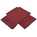 Clara Clark Pillow Cases King - Ultra Soft Pillow Cover, Lightweight Microfiber Pillow Cases Set of 2 - Envelope Closure Pillowcases, Burgundy Red.