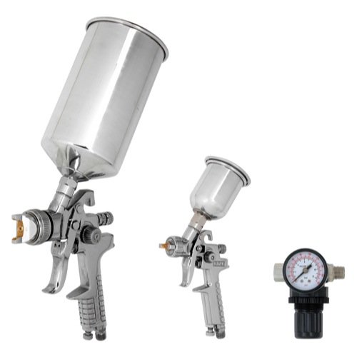 Click Here to See More Images Tradespro 837234 HVLP Spray Gun, 3-Piece