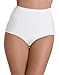 Hanes Women's Cotton Briefs 6 Pack White