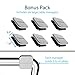 TotalMount TV Cable Managers (6 Pack) - Organize Your Television Cables
