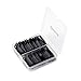 Dreamlover 30 Pack Black Stainless Steel Wig Clips, 9 Teeth Snap Combs Clips with Rubber for Hair Extensionthumb 1