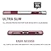 iPhone 6s Plus / 6 Plus Case, LoHi [Extra Front Raised Lip] Hybrid Impact 3 Color Shockproof Rugged Soft TPU Hard PC Bumper Cover 5.5 Inch Wine Red