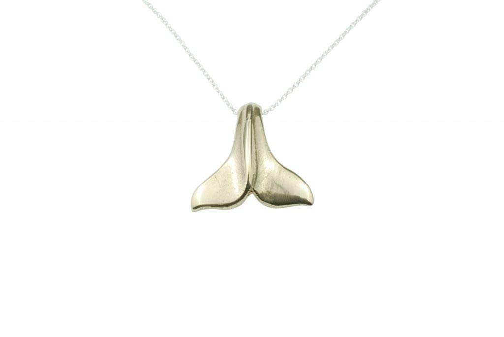 Dolphin Tail Bronze 8th Anniversary Pendant Necklace (tg017-b)