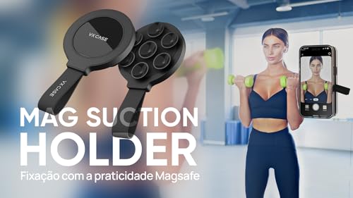 VX Case Suporte Mag-Safe com Ventosa Mag Suction Holder Fixação Forte 360° Ajustável
