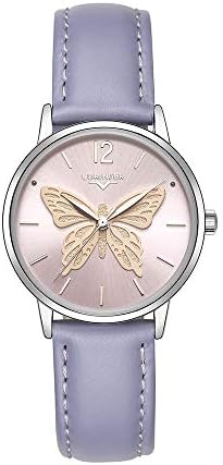 SICKALB Women's Watch Three-Dimensional Embossed Butterfly Watch Waterproof Fashion Quartz Women's Watch SM-19007