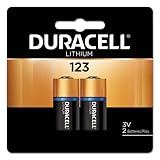 Duracell Ultra High-Power Lithium Battery, 123, 3V, 2/Pack