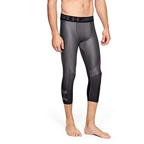 Under Armour Men's HeatGear 2.0 3/4 Novelty Leggings, Charcoal (020)/Black, X-Large