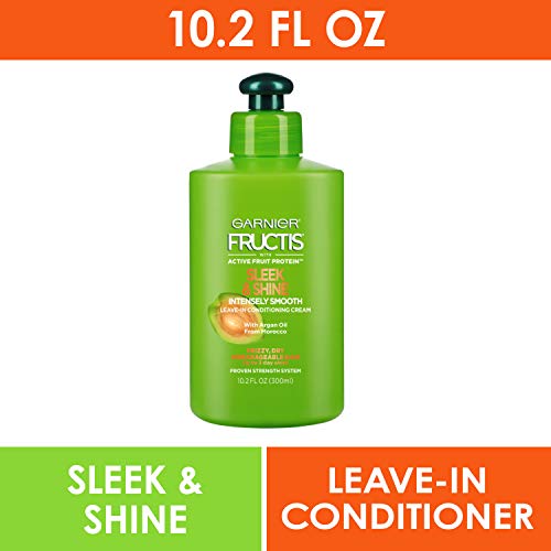 Garnier Fructis Sleek & Shine Intensely Smooth Leave-In Conditioning Cream, 10.2 Ounce - Image 3