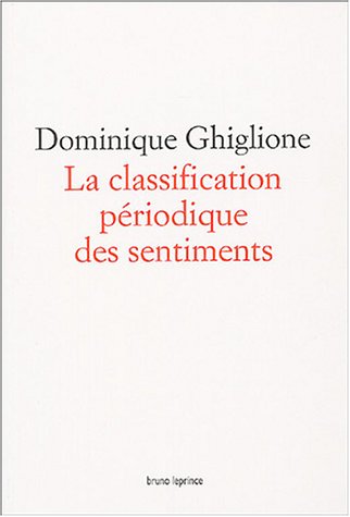 La  classification périodique des sentiments