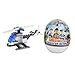 yuboo Easter Eggs, 6-Pack Large Prefilled Plastic Eggs,Kids’ Toys Filled with Different Building Bricks to Build Various Vehicle